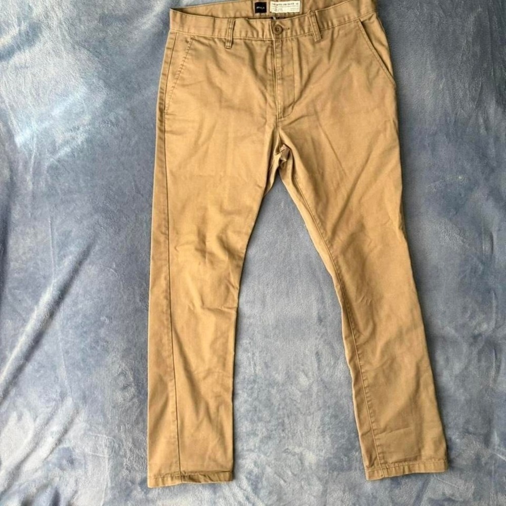 Rvca‎ tan chino pants men Size 33